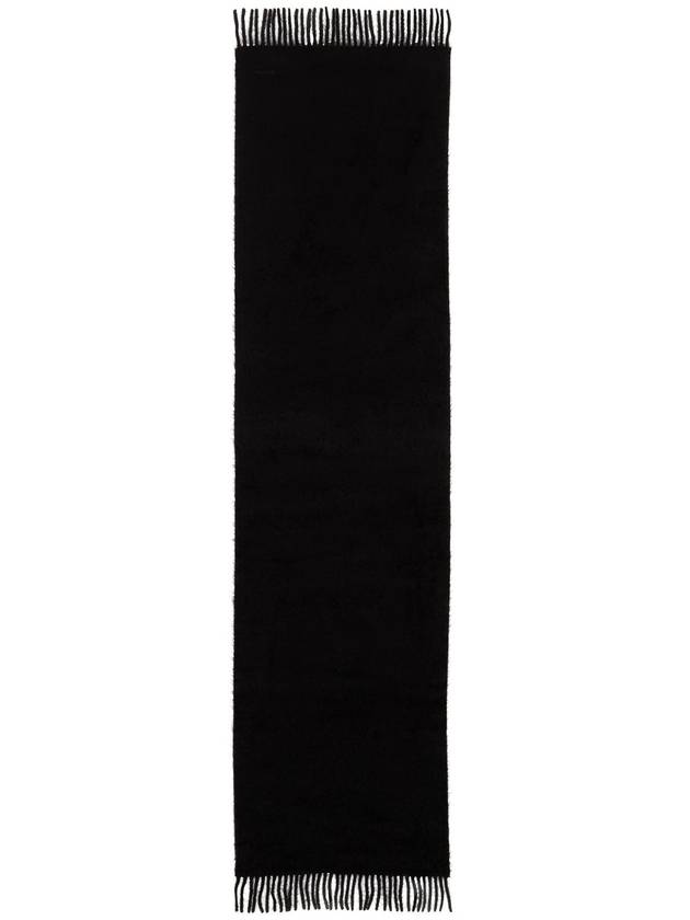 WKCAMEL camel wool maxi muffler black 180cm 48cm camel wool 100% - MAX MARA - BALAAN 2