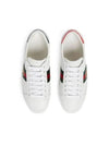 Ace Bee Embroidered Low Top Sneakers White - GUCCI - BALAAN 5