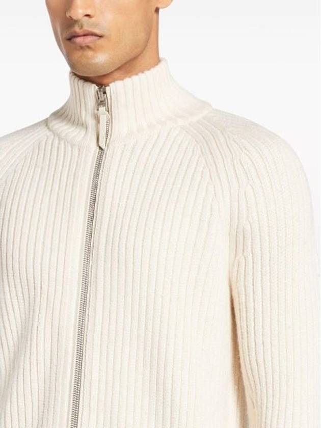 KZL011 YMW046F24 AW003 Rib Knit Wool Cashmere Cardigan - TOM FORD - BALAAN 4