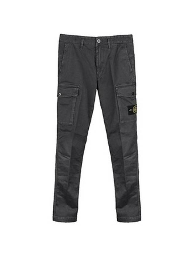 Wappen Patch Cargo Straight Pants Dark Grey - STONE ISLAND - BALAAN 1