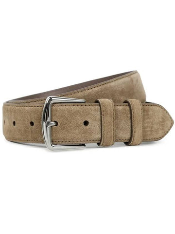 35cm Suede Belt Brown - LORO PIANA - BALAAN.