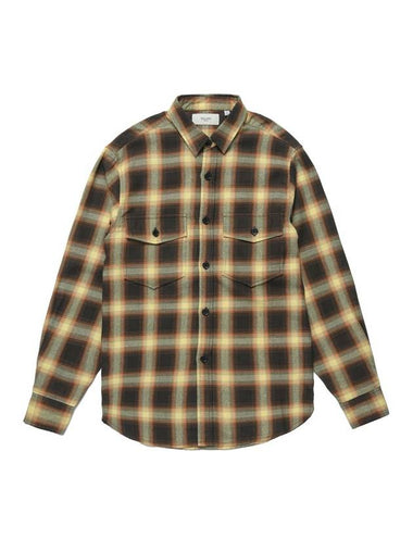 Flannel Shirt Brown - ROLLING STUDIOS - BALAAN 1