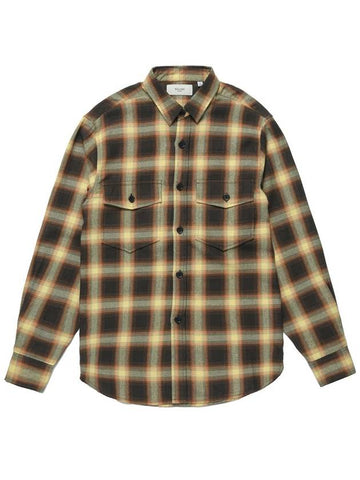 FLANNEL SHIRT BROWN - ROLLING STUDIOS - BALAAN 1