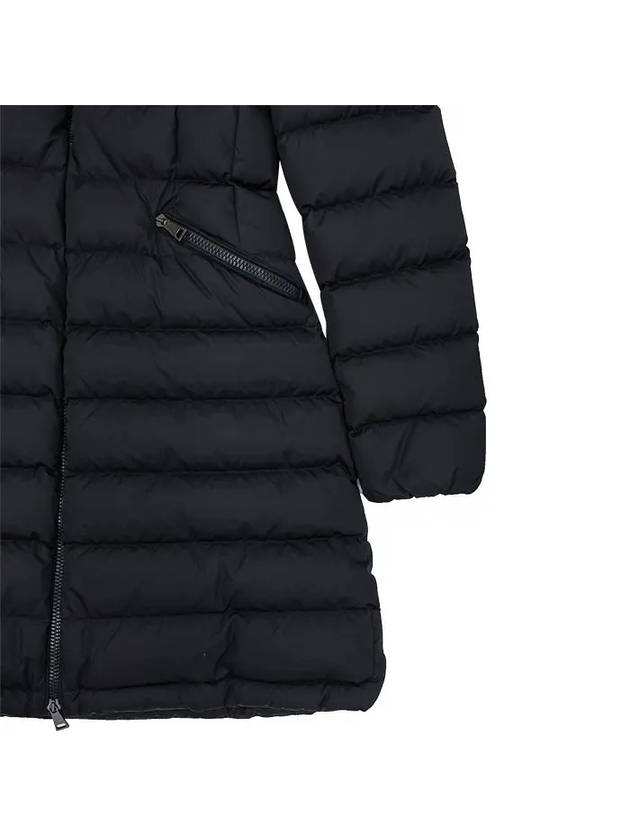 Women's Flammette Long Down Padding Black - MONCLER - BALAAN 7