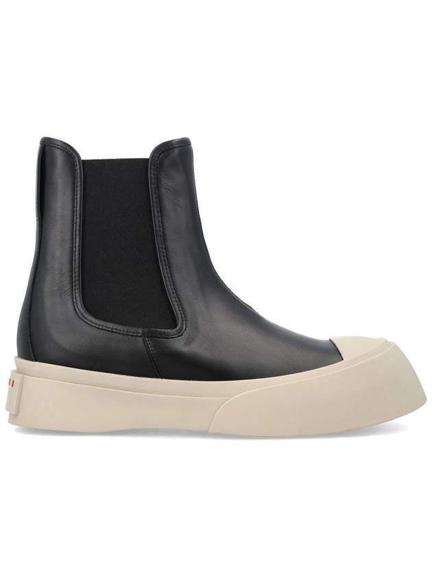 Pablo Nappa Leather Chelsea Boots Black - MARNI - BALAAN 2