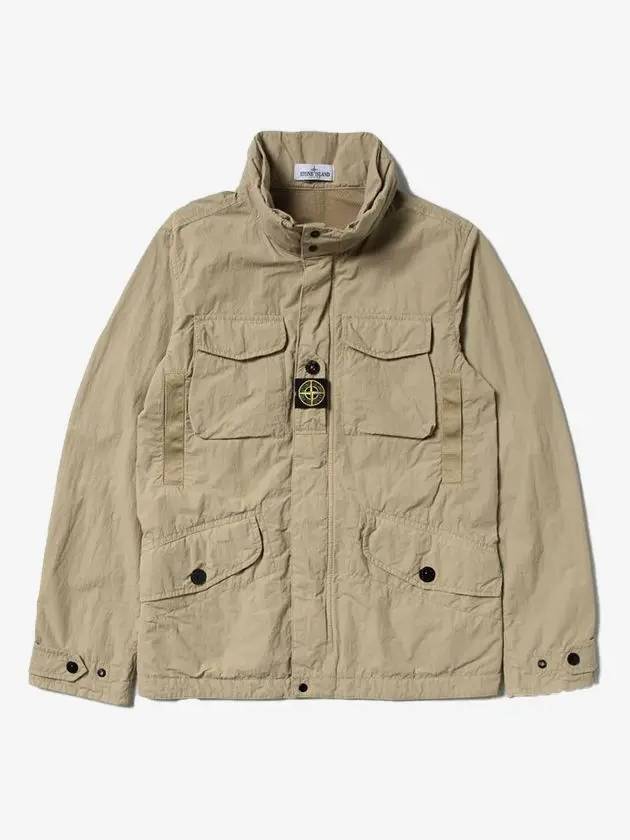 Kids Overshirt Jacket Beige 761640330 V0090 - STONE ISLAND - BALAAN 1