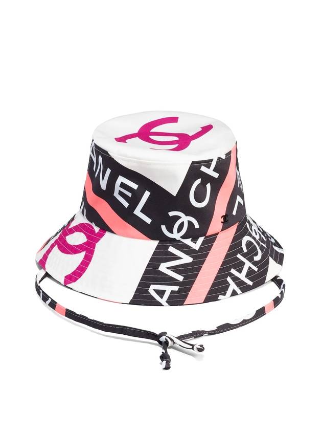 CC Logo Cloche Bucket Hat Black Pink - CHANEL - BALAAN.