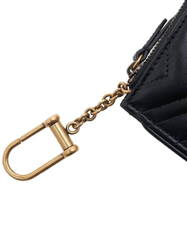 GG Marmont Matelasse Pouch Key Holder Black - GUCCI - BALAAN 8