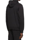 Wappen Patch Cotton Fleece Hoodie Black - STONE ISLAND - BALAAN 5