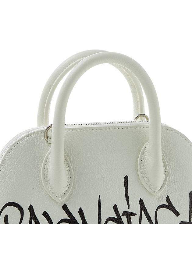 Bill Graffiti Tote Bag White - BALENCIAGA - BALAAN 9