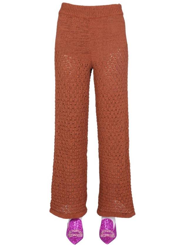 Rotate Birger Christensen "Calla" Knit Trousers - ROTATE - BALAAN 1