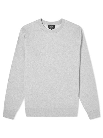 Dan Logo Crew Neck Sweatshirt Grey - A.P.C. - BALAAN 1