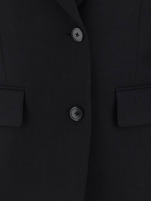 Wool single breasted jacket black - PRADA - BALAAN 3