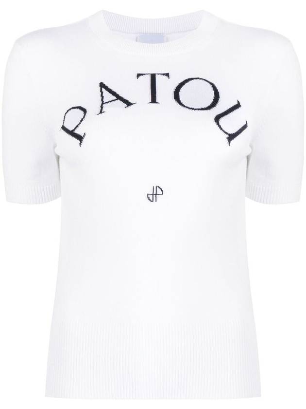 Patou Knit Top With Logo Inlay Clothing - PATOU - BALAAN 1