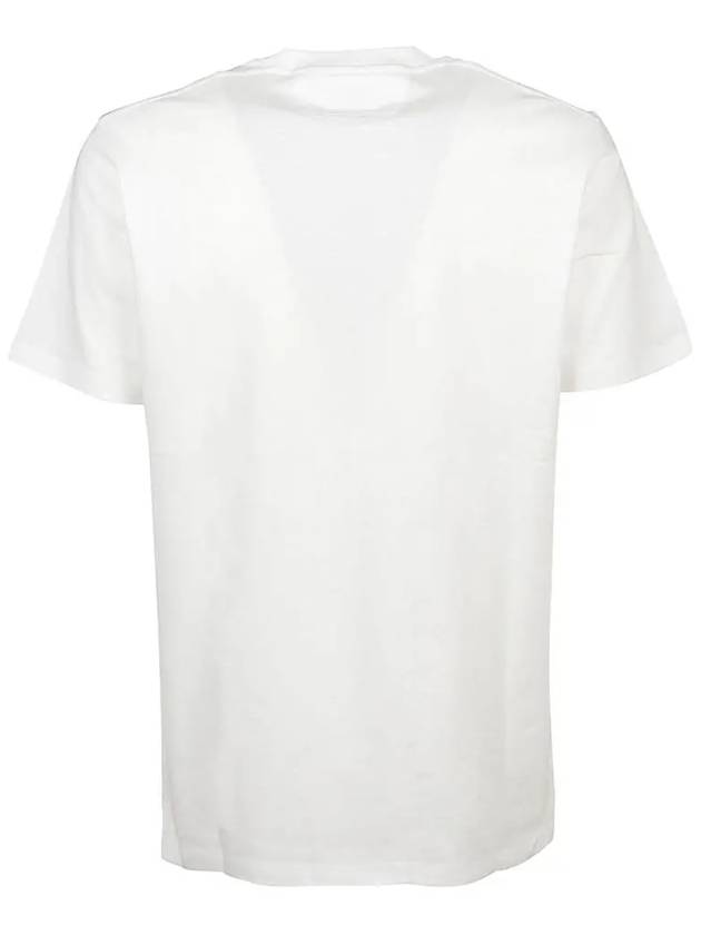 Logo Print Jersey Classic Short Sleeve T-Shirt White - CP COMPANY - BALAAN 4