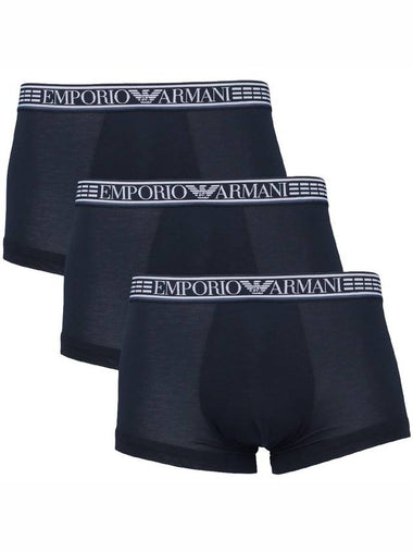 Boxer 3 Pack Trunk 111357 2R728 70435 - EMPORIO ARMANI - BALAAN 1