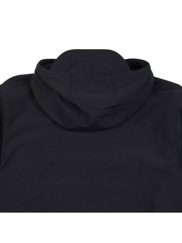 Soft Shell RE Dye Technology Hooded Jacket Black - STONE ISLAND - BALAAN 8