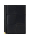 Cassette Leather Money Clip Black - BOTTEGA VENETA - BALAAN 2