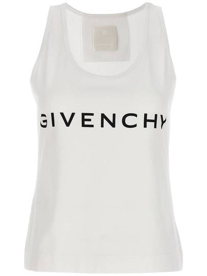 Short Sleeve T-Shirt BW70AZ3YAC116 White Black - GIVENCHY - BALAAN 2