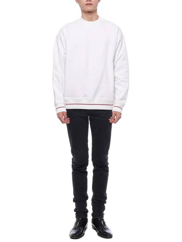 Crew Neck Cotton Sweatshirt White - LORO PIANA - BALAAN 4