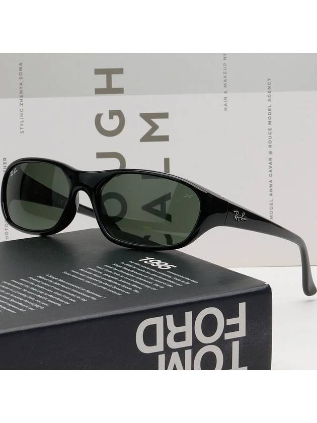 Eyewear Daddy O II Sunglasses Green Black - RAY-BAN - BALAAN 3