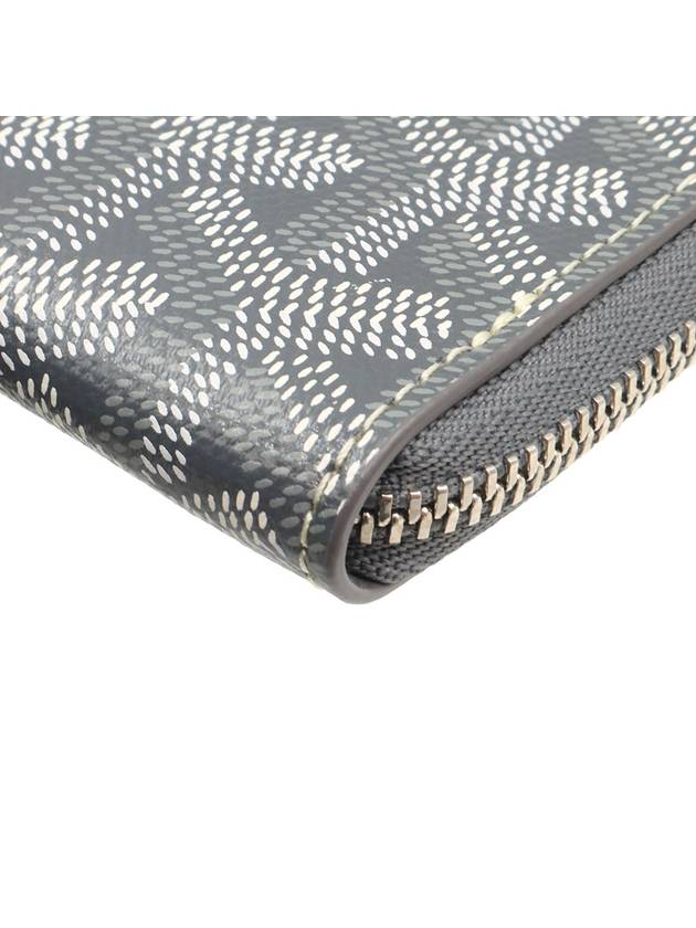 Gray Goyadin Canvas Matignon Zipper Mini Card Wallet MATIGNMINTY51CL51P - GOYARD - BALAAN 7