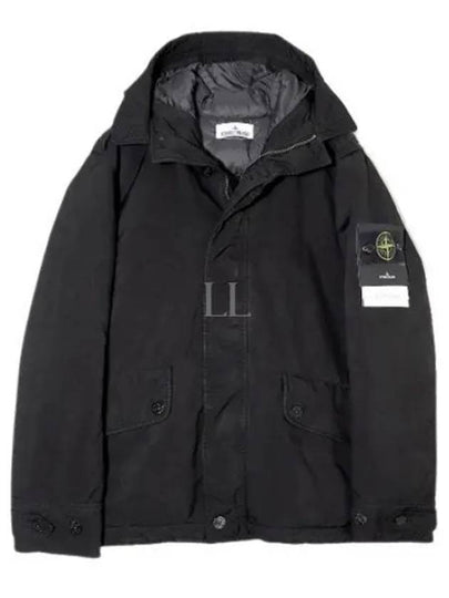 David-TC Down Short Parka Black - STONE ISLAND - BALAAN 2