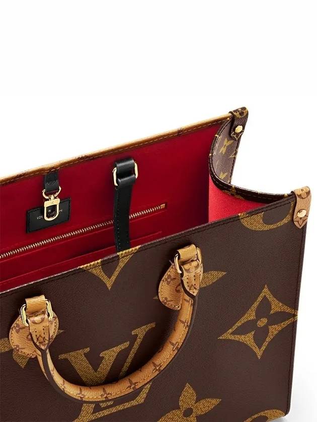 OnTheGo MM Monogram Tote Bag Brown - LOUIS VUITTON - BALAAN 4