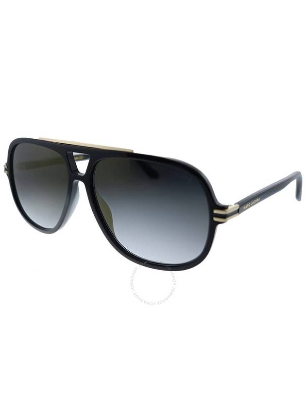 Marc Jacobs Grey Gradient Mirror Navigator Men's Sunglasses MARC 468/S 0807/FQ 59 - MARC JACOBS - BALAAN 1