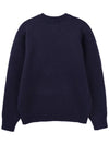 Pullover Muffler Knit Top Set Navy - HARDCORE HAPPINESS - BALAAN 5