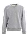 Rockstud Untitled Jersey Sweatshirt Grey - VALENTINO - BALAAN 1