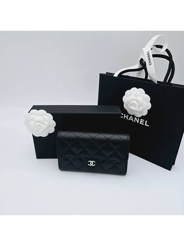 Women s medium wallet classic CC logo silver AP0232 - CHANEL - BALAAN 3