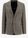 Prince Of Wales Wool Jacket - CELINE - BALAAN 2