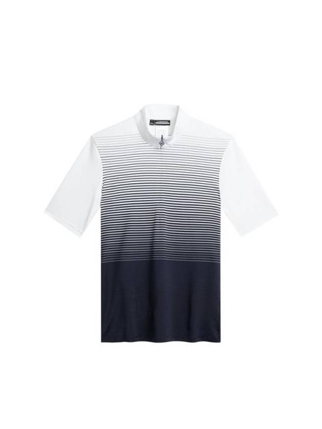 Amalia Striped Short Sleeve T-Shirt Navy - J.LINDEBERG - BALAAN 2