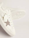 Pure Star Glitter Silver Low Top Sneakers White - GOLDEN GOOSE - BALAAN 5