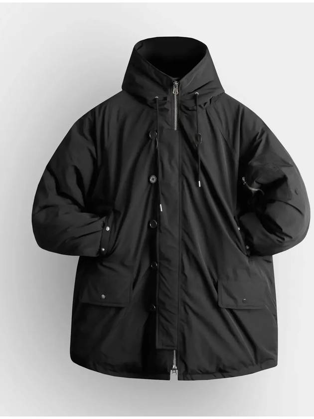 Signature N3B padded parka black - INDUST - BALAAN 2