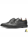 Men's Classic Long Wing Brogue Lace Up Brogue Shoes Black - THOM BROWNE - BALAAN 2