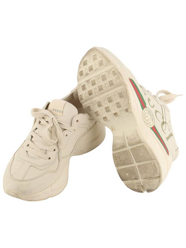 528892 Rhyton strip logo sneakers 36 1 2 size 34274Y - GUCCI - BALAAN 7