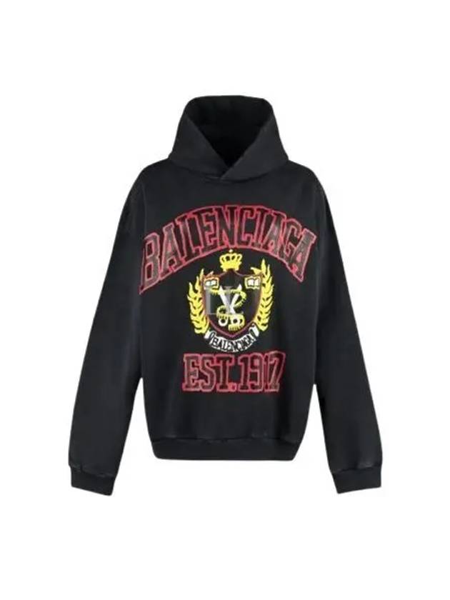 DIY College Medium Fit Hoodie Black - BALENCIAGA - BALAAN 2