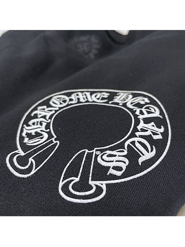 Sweatshirt Horseshoe Logo Black Large L - CHROME HEARTS - BALAAN 4