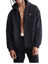 Archive Hero Zip-Up Hoodie Black - CALVIN KLEIN - BALAAN 2