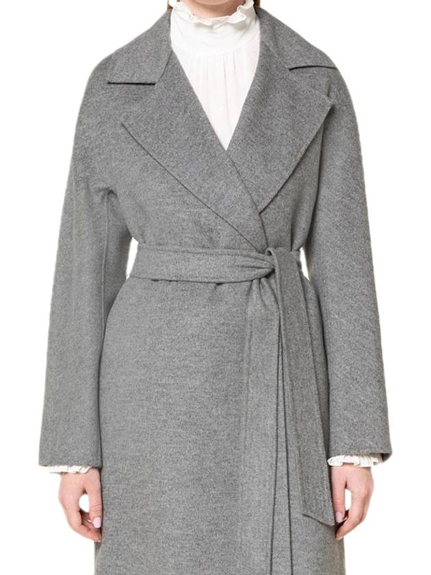 Women's Double Coat Gray - MAX MARA - BALAAN.