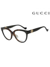 Eyewear Rectangle Frame Eyeglasses Black - GUCCI - BALAAN.