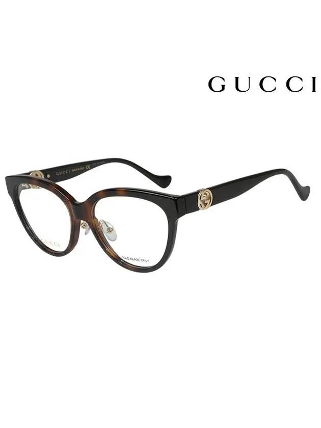 Eyewear Rectangle Frame Eyeglasses Black - GUCCI - BALAAN.