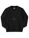 Diagonal Raised Fleece Lens Sweatshirt Black - CP COMPANY - BALAAN 2