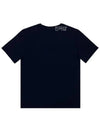 Chillax Fox Patch Regular Short Sleeve T-Shirt Navy - MAISON KITSUNE - BALAAN 3