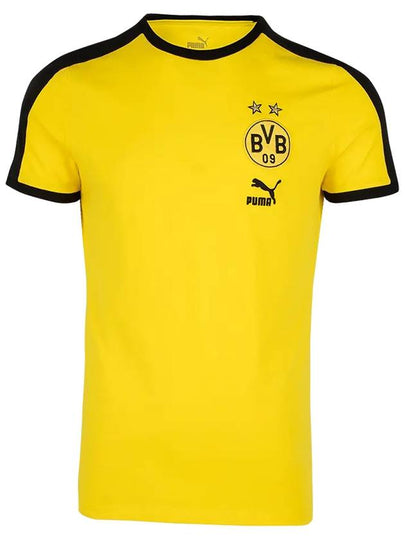 Dortmund FTBL Heritage T7 Short Sleeve T-Shirt Yellow - PUMA - BALAAN 2