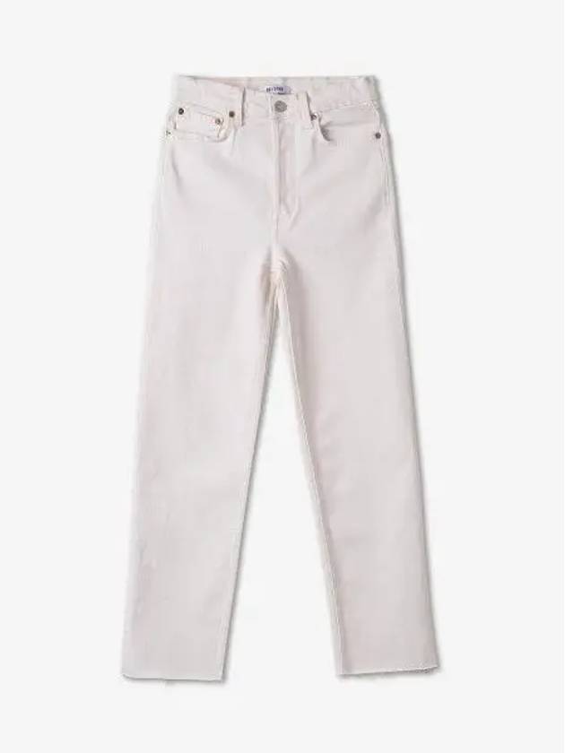 REDONE 70S Stove Pipe Denim Pants Vintage White 1933WSTV27VTWH - RE/DONE - BALAAN 1