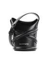 Curve Small Bucket Bag Black - ALEXANDER MCQUEEN - BALAAN 2