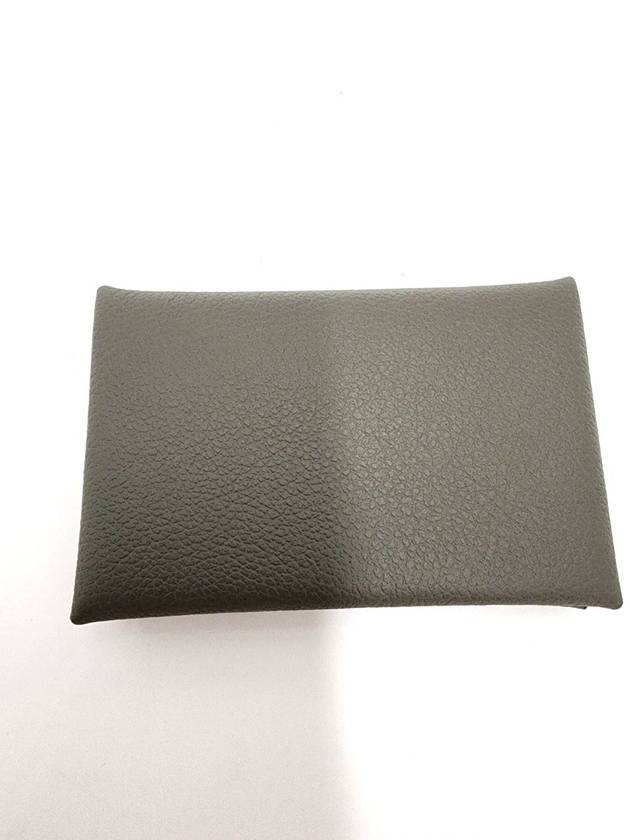 Calvi Card Wallet Gris - HERMES - BALAAN 5